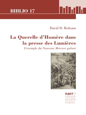 cover image of La Querelle d'Homère dans la presse des Lumières